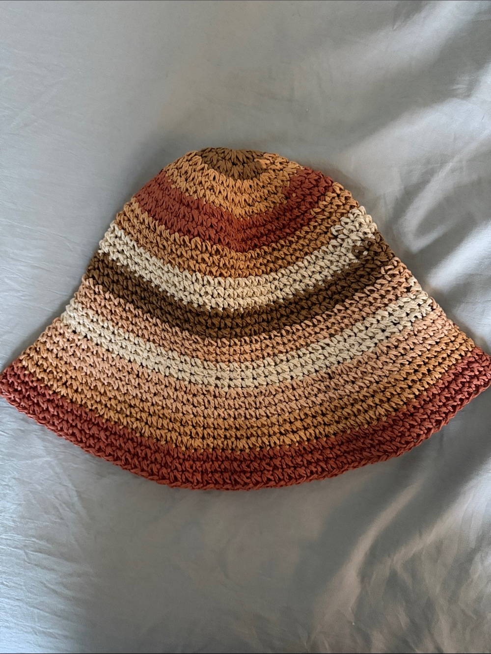 Target universal thread raffia woven bucket hat